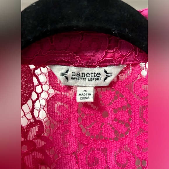NWT Nanette Fuchsia Top - Picture 3 of 5